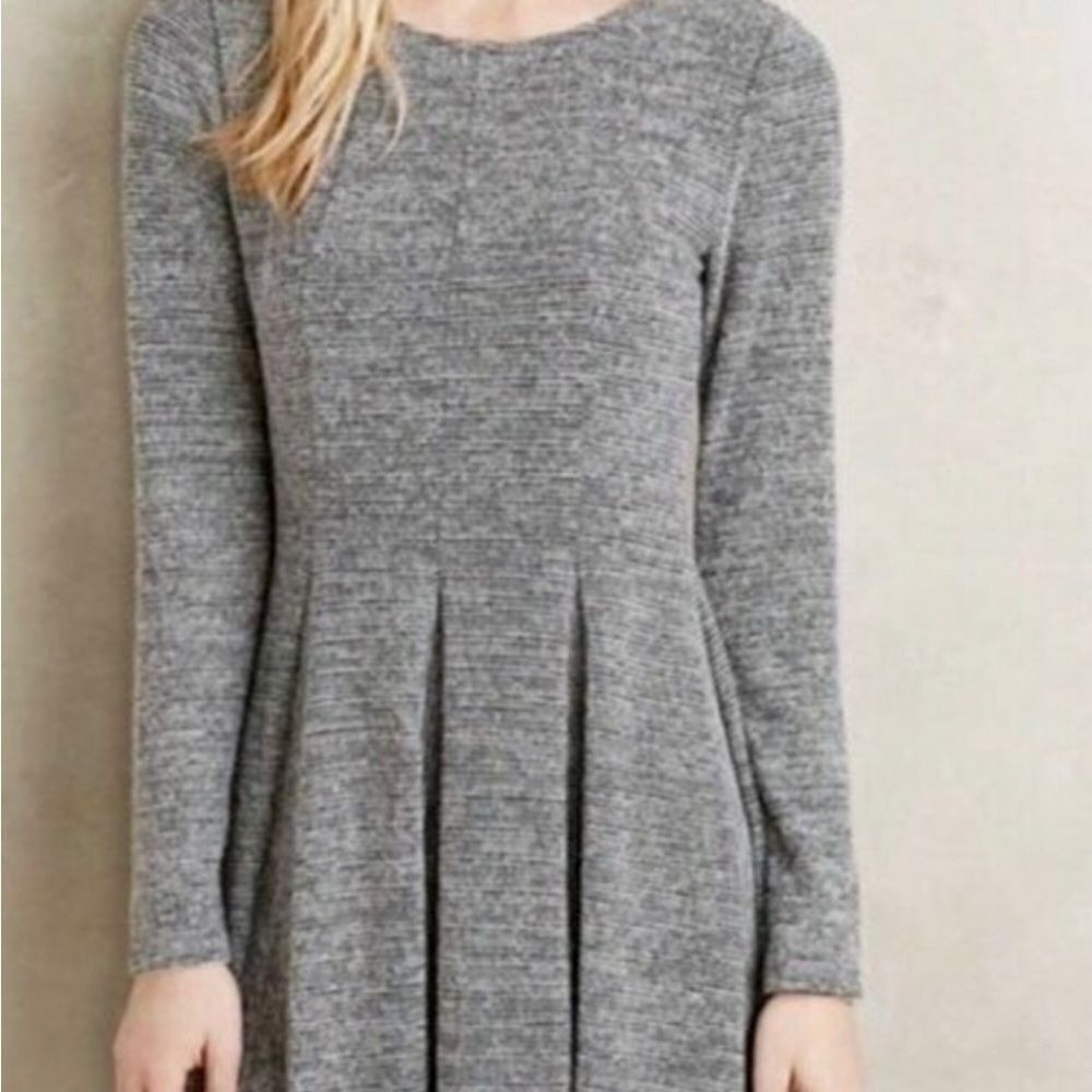 Anthropologie Dolan Fully Lined Super Soft Comfy Dress Size Small Gray Stretch
